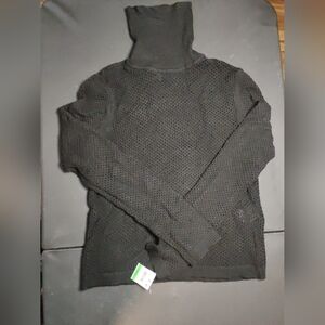 Bar III Perforated Pullover Turtleneck